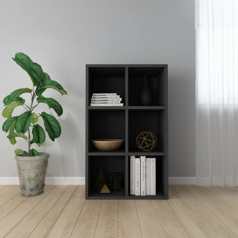 vidaXL Estantería/Aparador madera de ingeniería negro 66x30x98 cm vidaXL Estantería/Aparador madera de ingeniería negro 66x30x98 cm