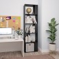 vidaXL Estantería/divisor madera contrachapada negro 45x24x159 cm vidaXL Estantería/divisor madera contrachapada negro 45x24x159 cm