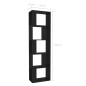 vidaXL Estantería/divisor madera contrachapada negro 45x24x159 cm vidaXL Estantería/divisor madera contrachapada negro 45x24x159 cm