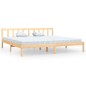 vidaXL Estructura de cama madera maciza de pino 200x200 cm vidaXL Estructura de cama madera maciza de pino 200x200 cm