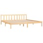 vidaXL Estructura de cama madera maciza de pino 200x200 cm vidaXL Estructura de cama madera maciza de pino 200x200 cm