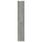 vidaXL Estantería de 4 niveles contrachapada gris Sonoma 40x24x143 cm vidaXL Estantería de 4 niveles contrachapada gris Sonoma 40x24x143 cm