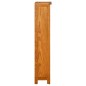 vidaXL Estantería de 4 niveles madera maciza de roble 45x22x110 cm vidaXL Estantería de 4 niveles madera maciza de roble 45x22x110 cm
