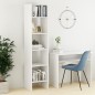 vidaXL Estantería madera contrachapada blanco brillante 40x35x180 cm vidaXL Estantería madera contrachapada blanco brillante 40x35x180 cm