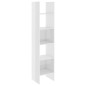vidaXL Estantería madera contrachapada blanco brillante 40x35x180 cm vidaXL Estantería madera contrachapada blanco brillante 40x35x180 cm