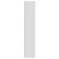 vidaXL Estantería madera contrachapada blanco brillante 40x35x180 cm vidaXL Estantería madera contrachapada blanco brillante 40x35x180 cm