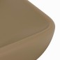 vidaXL Lavabo rectangular de lujo de cerámica crema mate 71x38 cm vidaXL Lavabo rectangular de lujo de cerámica crema mate 71x38 cm