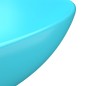 vidaXL Lavabo de cuarto de baño redondo cerámica verde claro vidaXL Lavabo de cuarto de baño redondo cerámica verde claro