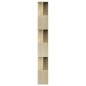vidaXL Estantería/divisor madera contrachapada color roble 80x24x192cm vidaXL Estantería/divisor madera contrachapada color roble 80x24x192cm