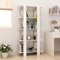 vidaXL Estantería/divisor de espacios blanco brillo 80x30x160 cm vidaXL Estantería/divisor de espacios blanco brillo 80x30x160 cm