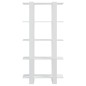 vidaXL Estantería/divisor de espacios blanco brillo 80x30x160 cm vidaXL Estantería/divisor de espacios blanco brillo 80x30x160 cm