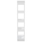 vidaXL Estantería/divisor de espacios blanco brillo 80x30x160 cm vidaXL Estantería/divisor de espacios blanco brillo 80x30x160 cm