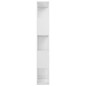 vidaXL Estantería madera contrachapada blanco brillante 45x24x159 cm vidaXL Estantería madera contrachapada blanco brillante 45x24x159 cm