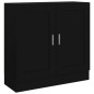 vidaXL Armario de libros madera contrachapada negro 82,5x30,5x80 cm vidaXL Armario de libros madera contrachapada negro 82,5x30,5x80 cm