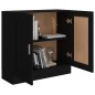 vidaXL Armario de libros madera contrachapada negro 82,5x30,5x80 cm vidaXL Armario de libros madera contrachapada negro 82,5x30,5x80 cm