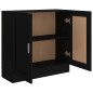 vidaXL Armario de libros madera contrachapada negro 82,5x30,5x80 cm vidaXL Armario de libros madera contrachapada negro 82,5x30,5x80 cm