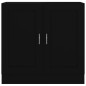vidaXL Armario de libros madera contrachapada negro 82,5x30,5x80 cm vidaXL Armario de libros madera contrachapada negro 82,5x30,5x80 cm