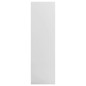 vidaXL Estantería madera contrachapada blanco brillo 97,5x29,5x100 cm vidaXL Estantería madera contrachapada blanco brillo 97,5x29,5x100 cm