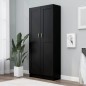 vidaXL Estantería madera contrachapada negro 82,5x30,5x185,5 cm