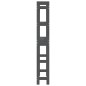 vidaXL Estante de baño madera maciza de pino gris 63x26x171 cm vidaXL Estante de baño madera maciza de pino gris 63x26x171 cm