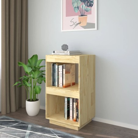 vidaXL Estantería de madera maciza de pino 40x35x71 cm