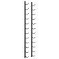 vidaXL Botellero de pared para 12 botellas hierro negro vidaXL Botellero de pared para 12 botellas hierro negro