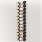 vidaXL Botellero de pared para 12 botellas hierro negro vidaXL Botellero de pared para 12 botellas hierro negro