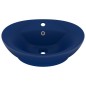 vidaXL Lavabo lujoso con rebosadero cerámica azul oscuro 58,5x39cm vidaXL Lavabo lujoso con rebosadero cerámica azul oscuro 58,5x39cm