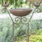 Hi Comedero para pájaros con soporte para plantas marrón Hi Comedero para pájaros con soporte para plantas marrón