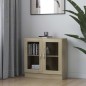 vidaXL Armario libros madera contrachapada color roble 82,5x30,5x80 cm vidaXL Armario libros madera contrachapada color roble 82,5x30,5x80 cm