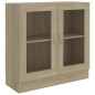 vidaXL Armario libros madera contrachapada color roble 82,5x30,5x80 cm vidaXL Armario libros madera contrachapada color roble 82,5x30,5x80 cm