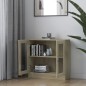 vidaXL Armario libros madera contrachapada color roble 82,5x30,5x80 cm vidaXL Armario libros madera contrachapada color roble 82,5x30,5x80 cm
