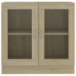 vidaXL Armario libros madera contrachapada color roble 82,5x30,5x80 cm vidaXL Armario libros madera contrachapada color roble 82,5x30,5x80 cm