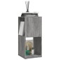vidaXL Armario giratorio aglomerado gris hormigón 34,5x34,5x75,5 cm vidaXL Armario giratorio aglomerado gris hormigón 34,5x34,5x75,5 cm