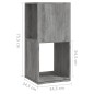 vidaXL Armario giratorio aglomerado gris hormigón 34,5x34,5x75,5 cm vidaXL Armario giratorio aglomerado gris hormigón 34,5x34,5x75,5 cm