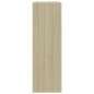 vidaXL Estantería de madera contrachapada color roble 60x24x74,5 cm vidaXL Estantería de madera contrachapada color roble 60x24x74,5 cm