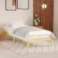 vidaXL Estructura de cama madera maciza de pino 100x200 cm vidaXL Estructura de cama madera maciza de pino 100x200 cm