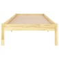 vidaXL Estructura de cama madera maciza de pino 100x200 cm vidaXL Estructura de cama madera maciza de pino 100x200 cm