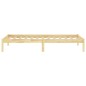 vidaXL Estructura de cama madera maciza de pino 100x200 cm vidaXL Estructura de cama madera maciza de pino 100x200 cm