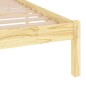 vidaXL Estructura de cama madera maciza de pino 100x200 cm vidaXL Estructura de cama madera maciza de pino 100x200 cm