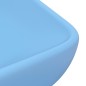 vidaXL Lavabo de lujo de cerámica rectangular azul claro mate 71x38 cm vidaXL Lavabo de lujo de cerámica rectangular azul claro mate 71x38 cm