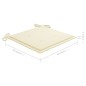 vidaXL Sillas de jardín plegables 2 uds cojines madera maciza acacia vidaXL Sillas de jardín plegables 2 uds cojines madera maciza acacia