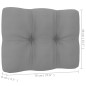 vidaXL Juego de muebles de jardín 13 pzas y cojines madera maciza pino vidaXL Juego de muebles de jardín 13 pzas y cojines madera maciza pino