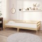 vidaXL Sofá cama con colchón madera de pino maciza 90x200 cm vidaXL Sofá cama con colchón madera de pino maciza 90x200 cm