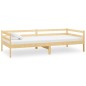 vidaXL Sofá cama con colchón madera de pino maciza 90x200 cm vidaXL Sofá cama con colchón madera de pino maciza 90x200 cm
