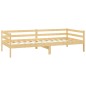 vidaXL Sofá cama con colchón madera de pino maciza 90x200 cm vidaXL Sofá cama con colchón madera de pino maciza 90x200 cm