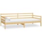 vidaXL Sofá cama con colchón madera de pino maciza 90x200 cm vidaXL Sofá cama con colchón madera de pino maciza 90x200 cm