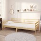 vidaXL Sofá cama con colchón madera de pino maciza 90x200 cm vidaXL Sofá cama con colchón madera de pino maciza 90x200 cm