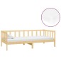 vidaXL Sofá cama con colchón madera de pino maciza 90x200 cm vidaXL Sofá cama con colchón madera de pino maciza 90x200 cm