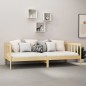 vidaXL Sofá cama con colchón madera de pino maciza 90x200 cm vidaXL Sofá cama con colchón madera de pino maciza 90x200 cm
